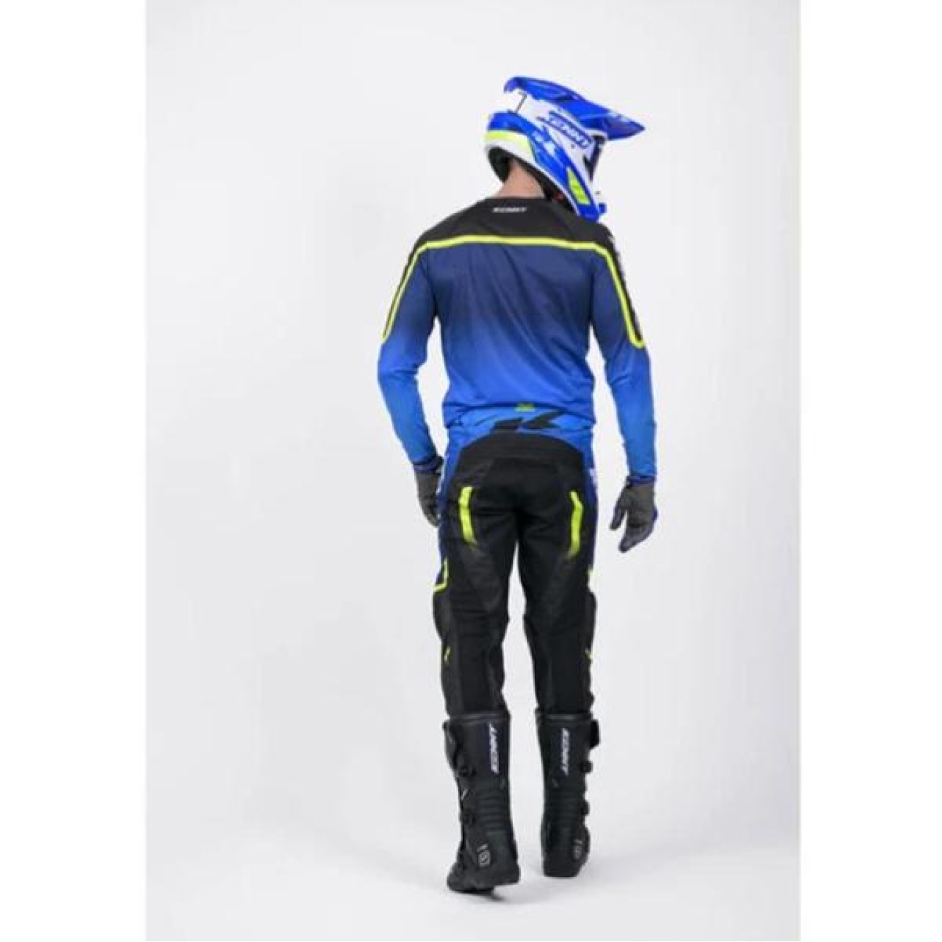 Kenny | Crossbroek Titanium Gradient Blauw