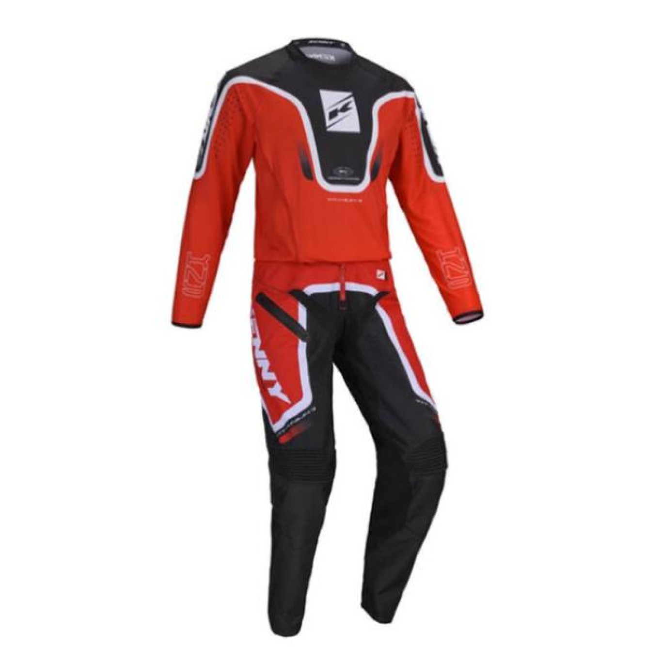 Kenny | Crossbroek Titanium Rood