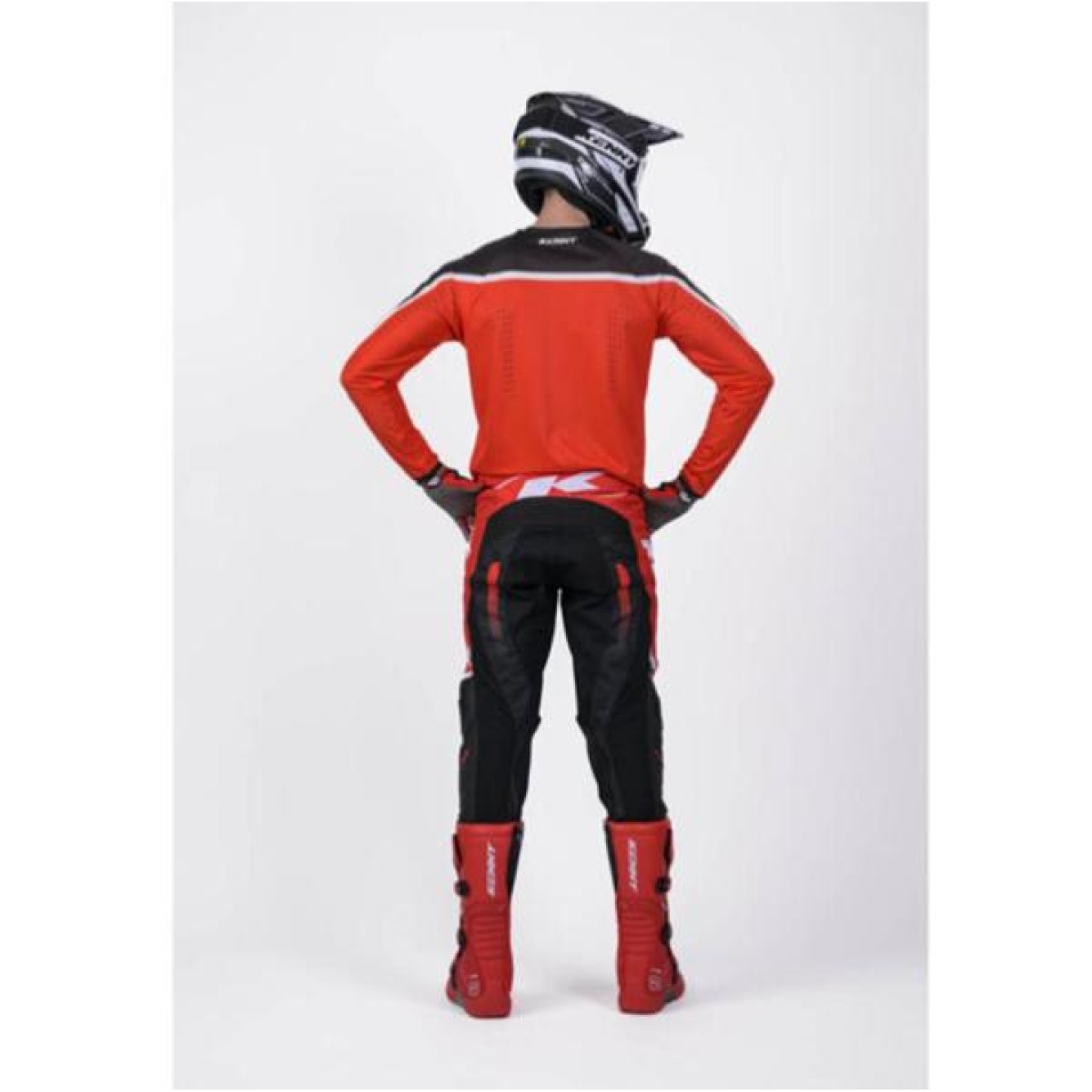 Kenny | Crossbroek Titanium Rood