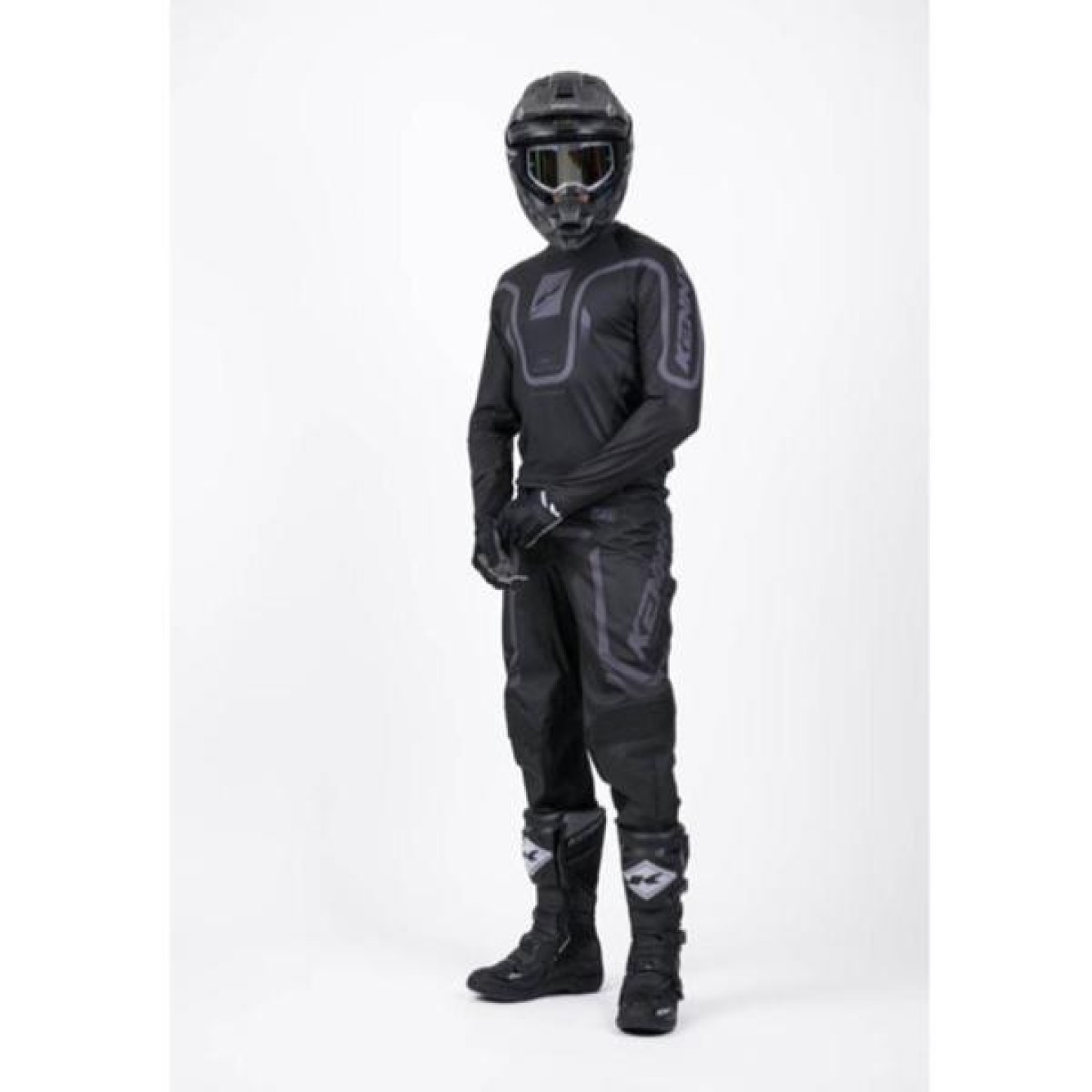 Kenny | Crossbroek Titanium Zwart