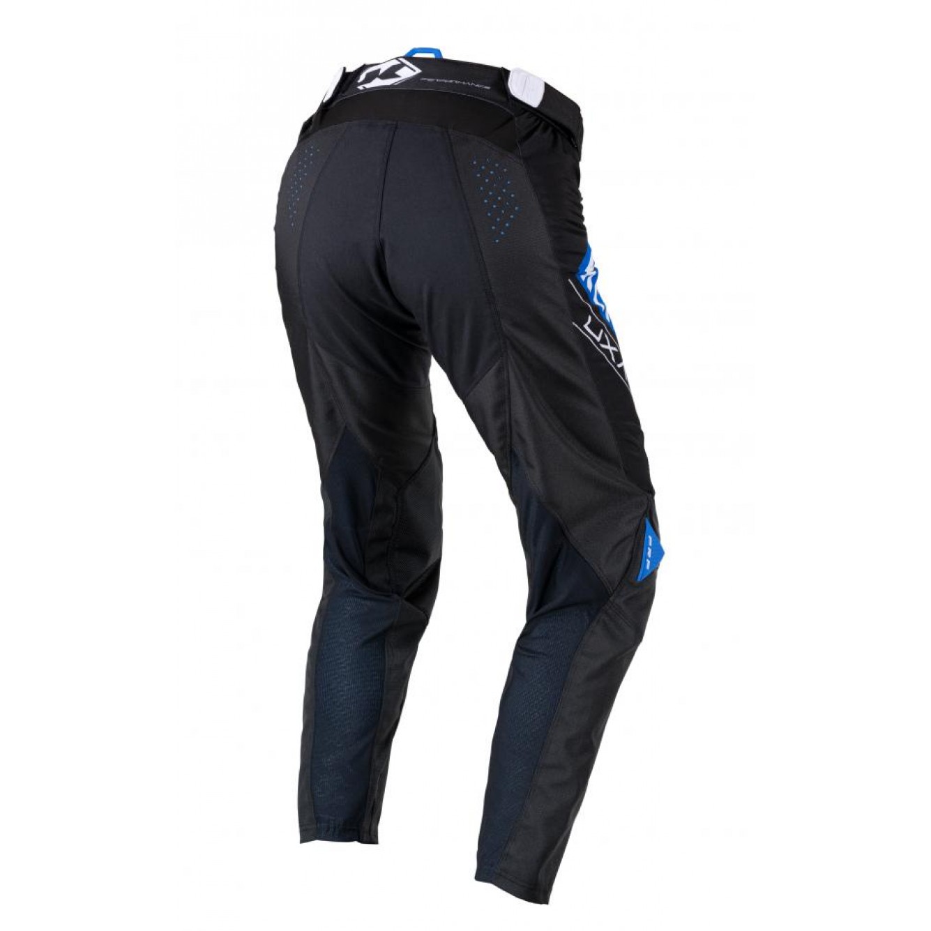 Kenny | Crossbroek Performance Zwart / Blauw
