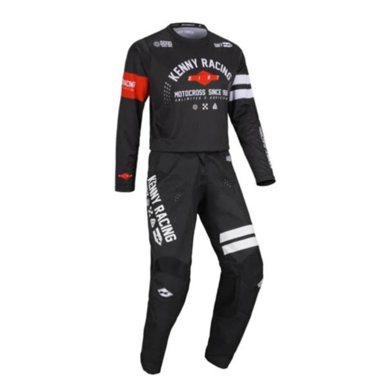 Kenny | Crossbroek Track Dirt Zwart