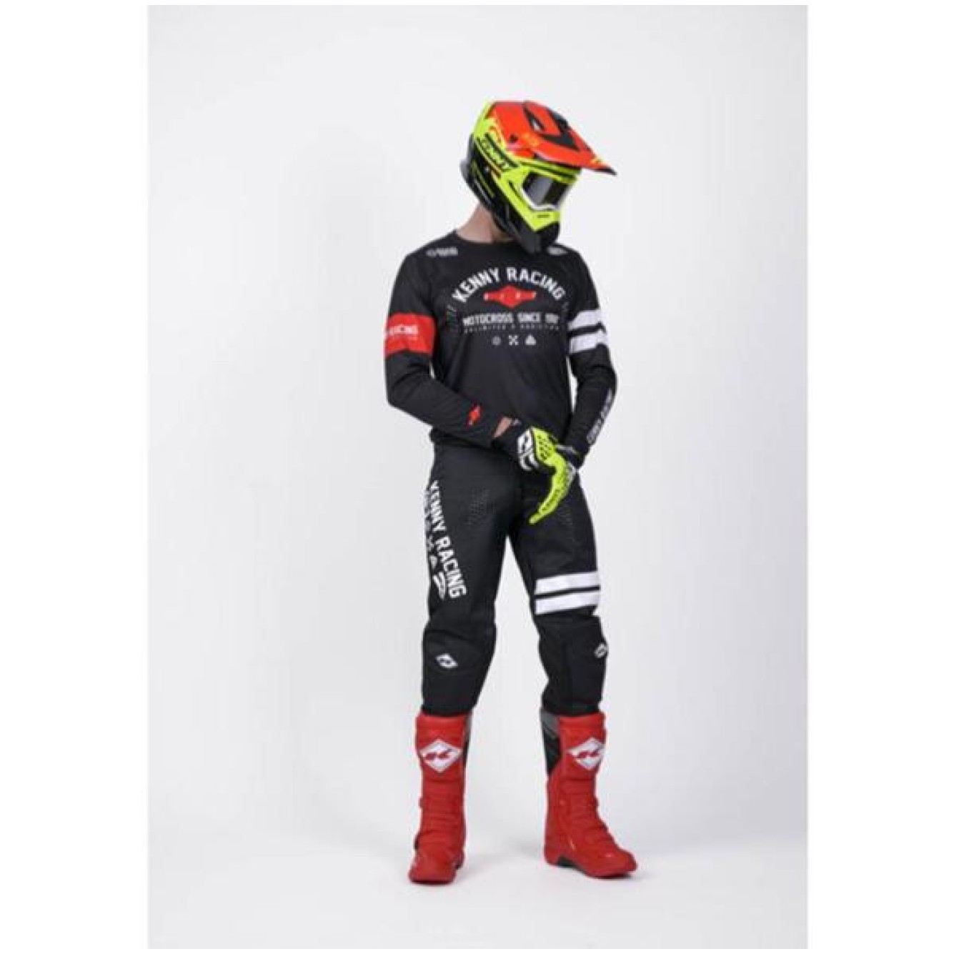 Kenny | Crossbroek Track Dirt Zwart