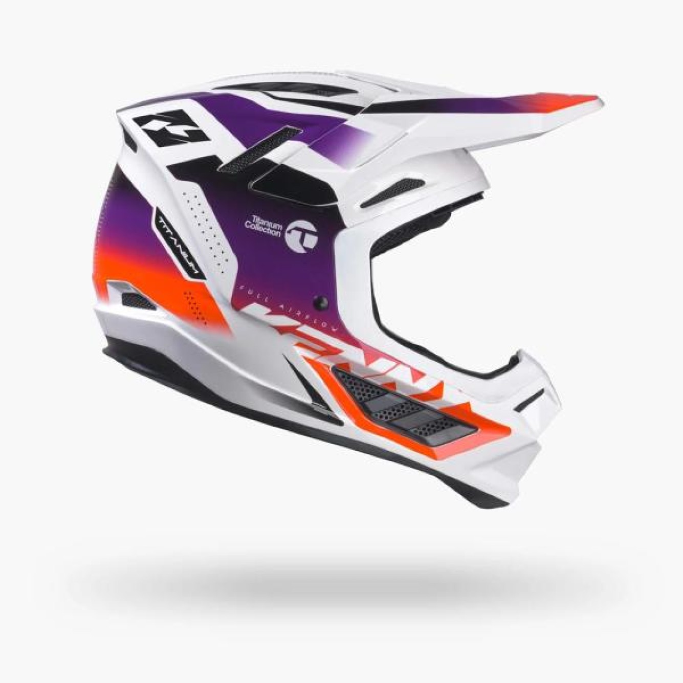 Kenny | Crosshelm Titanium Graphic Icon Oranje/Paars