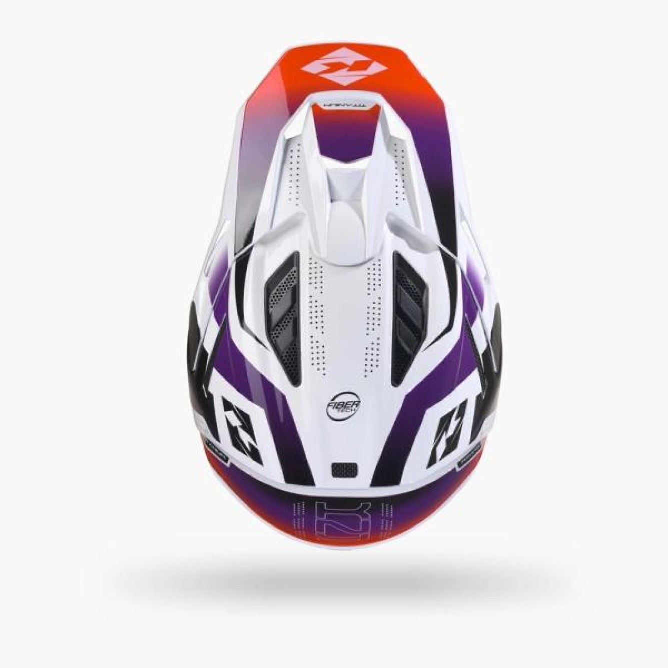 Kenny | Crosshelm Titanium Graphic Icon Oranje/Paars