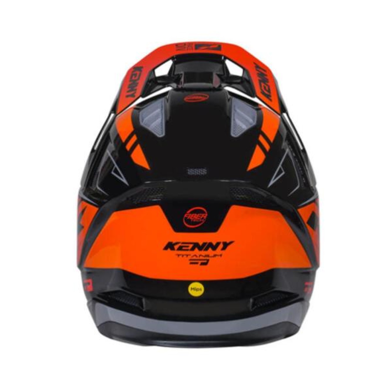 Kenny | Crosshelm Titanium Oranje/zwart