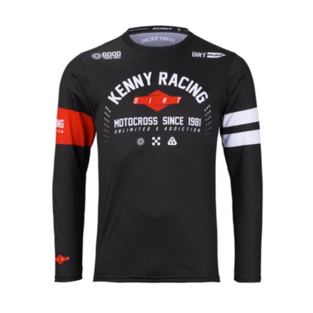 Kenny | Cross Shirt Track Dirt Zwart