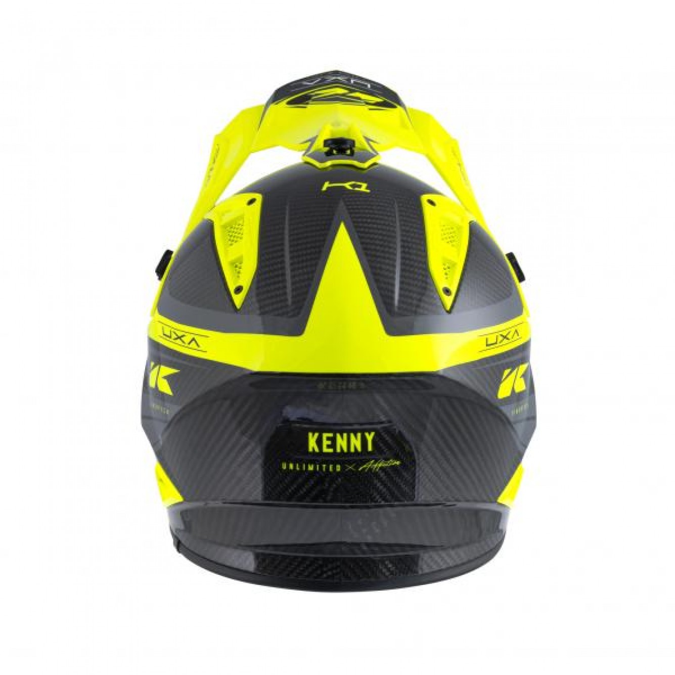 Kenny | Helm Graphic Titanium Carbon Neongeel