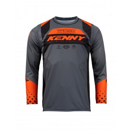 Kenny | Jeugd Cross Shirt Focus Track Oranje / Zwart