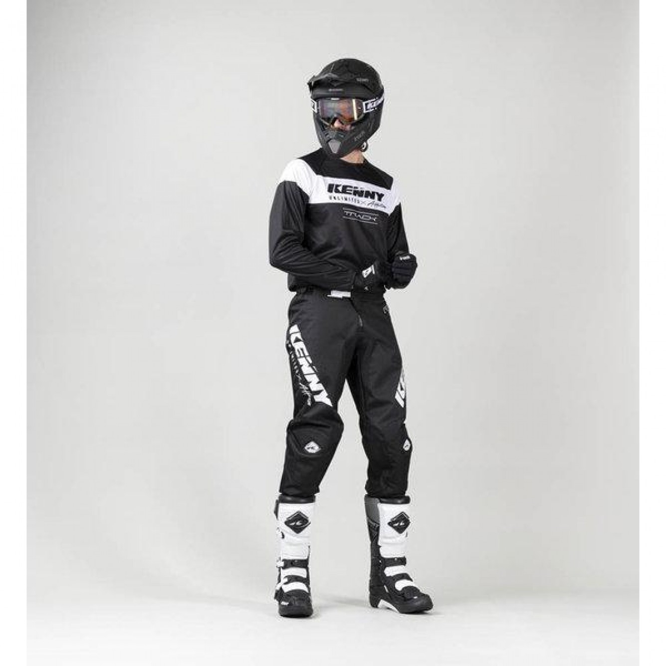 Kenny | Jeugd Crossbroek Track Zwart