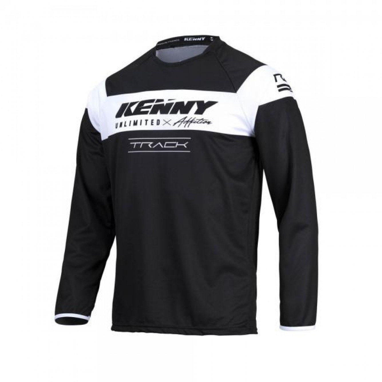 Kenny | Jeugd Shirt Track Raw Zwart