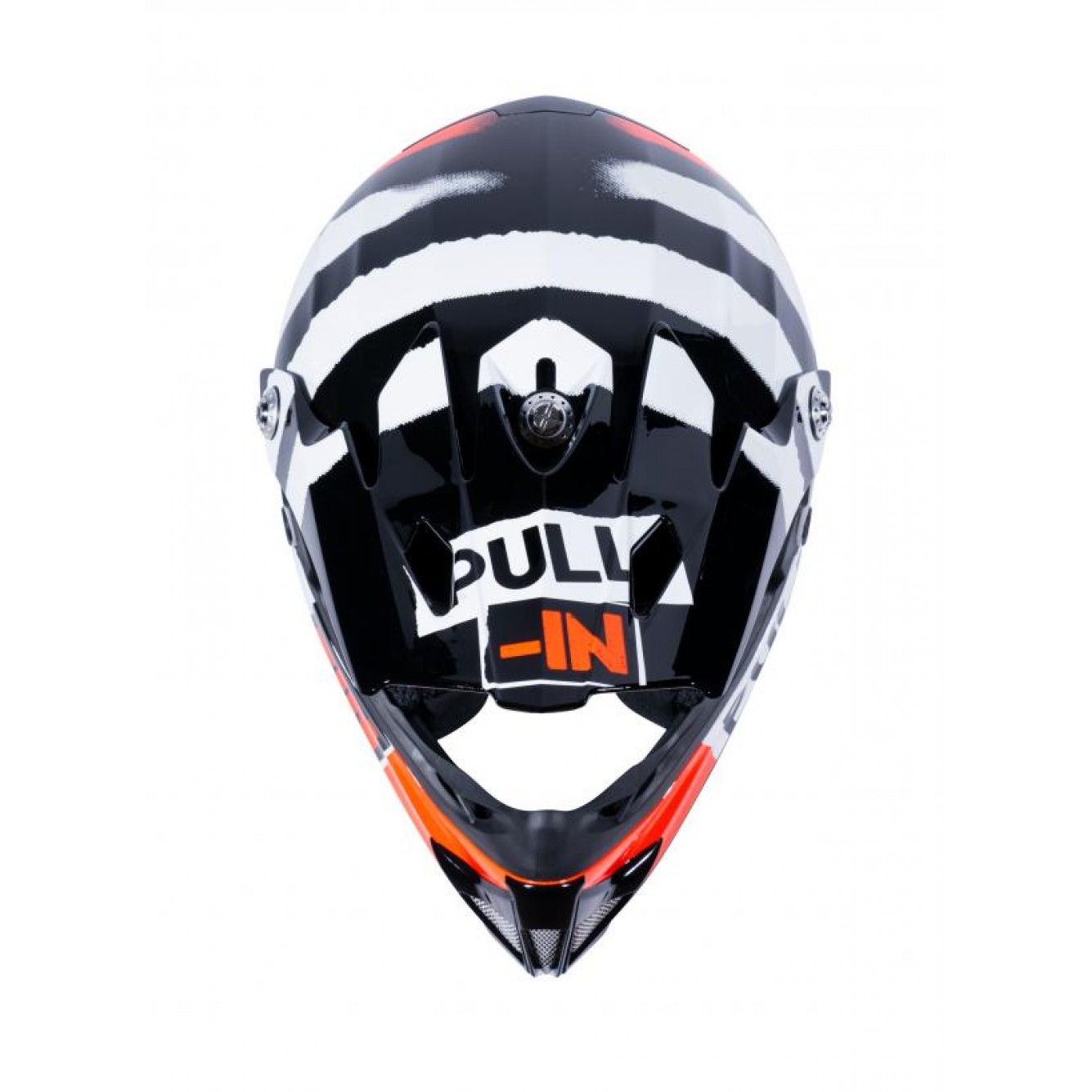 Pull-In | Jeugd Crosshelm Trash Oranje / Zwart