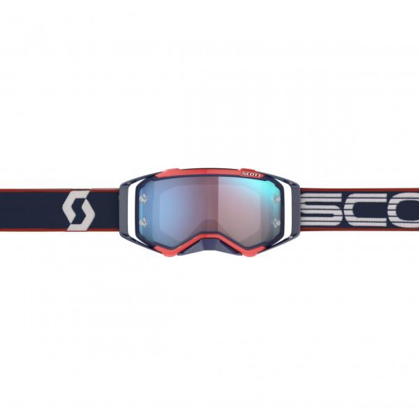 Scott | Crossbril Prospect Retro Blauw / Rood