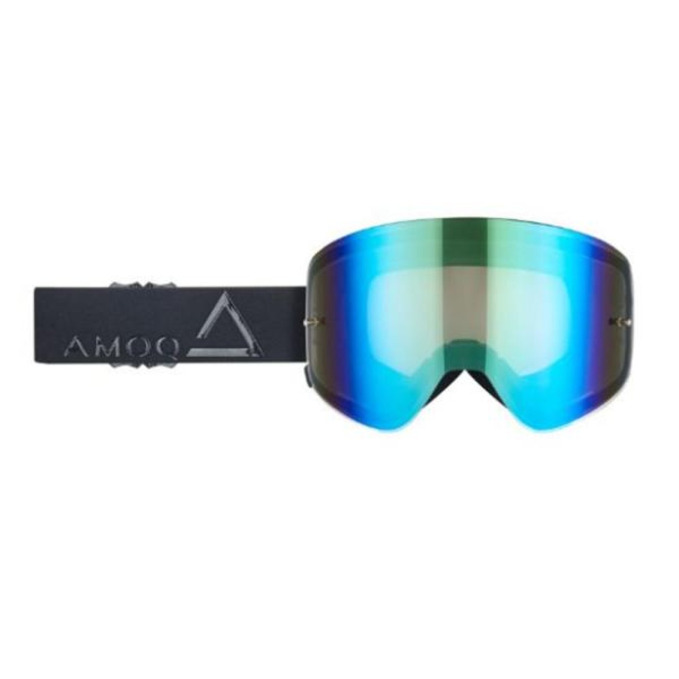 Amoq | Crossbril Magnetic Vision Vent Zwart - Blauwe Lens