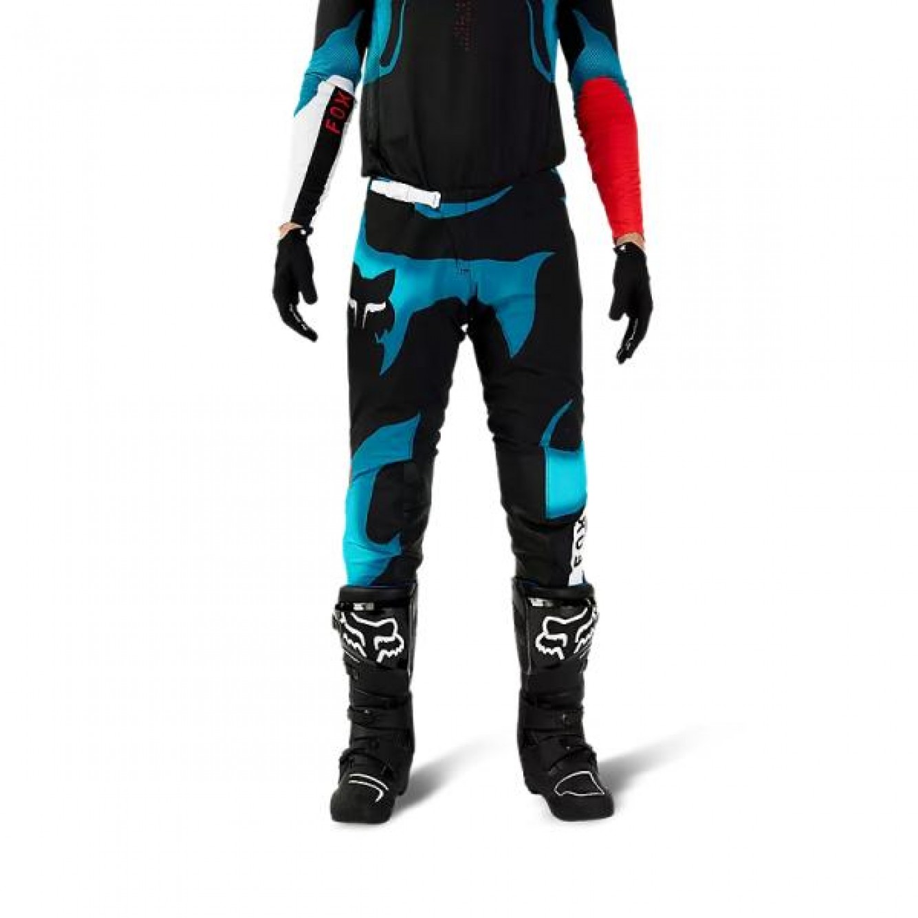 Fox | Crossbroek Flexair Withered Zwart / Blauw
