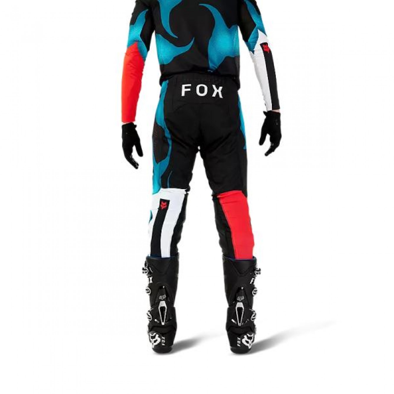 Fox | Crossbroek Flexair Withered Zwart / Blauw