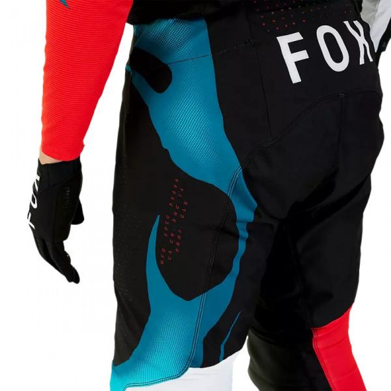 Fox | Crossbroek Flexair Withered Zwart / Blauw