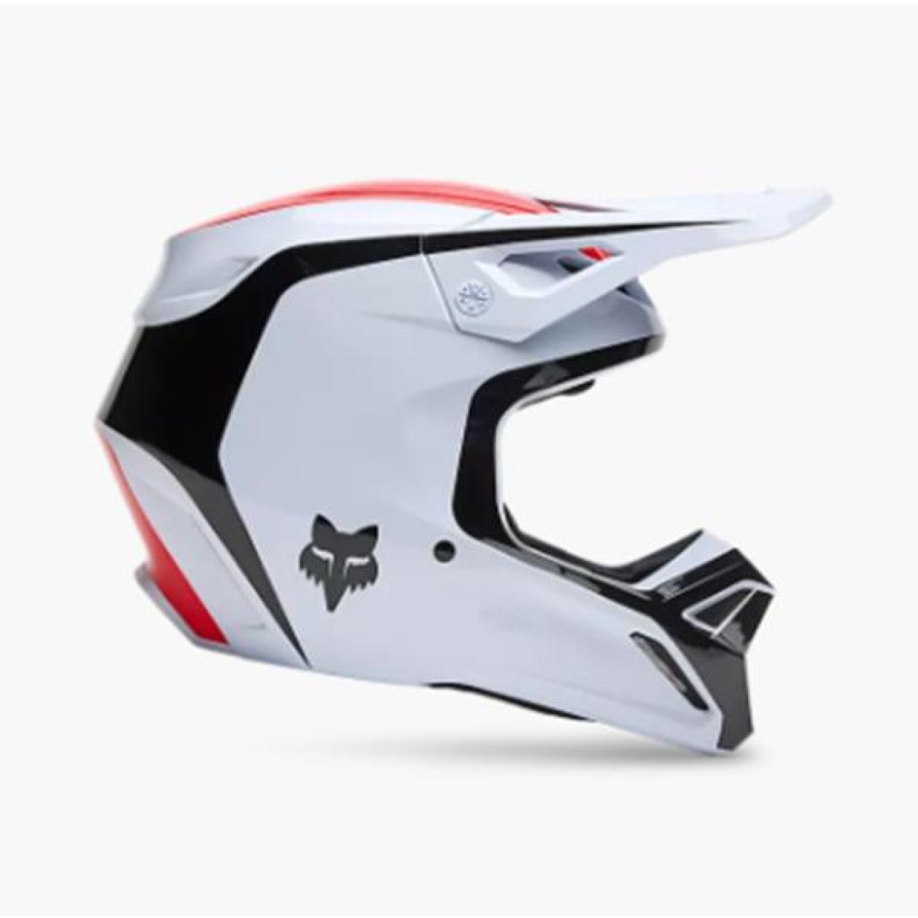 Fox | Crosshelm V1 Flow Wit/Rood