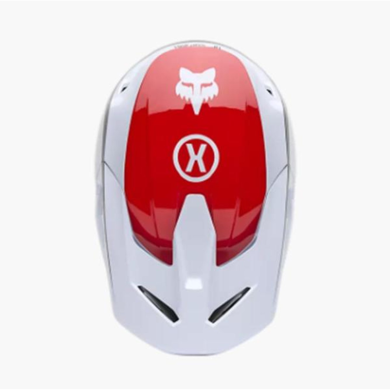 Fox | Crosshelm V1 Flow Wit/Rood