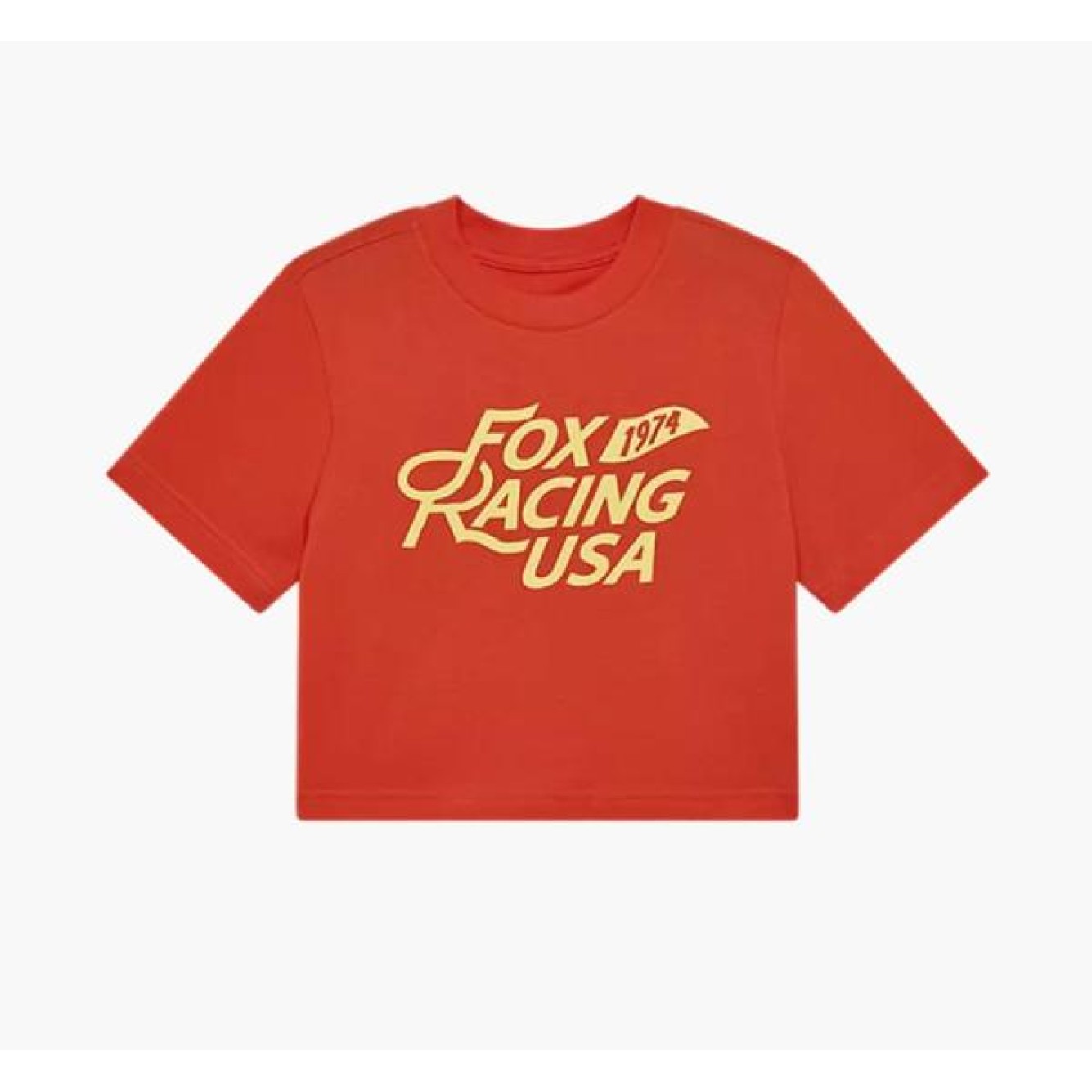 Fox | Dames USA Baby Tee Oranje