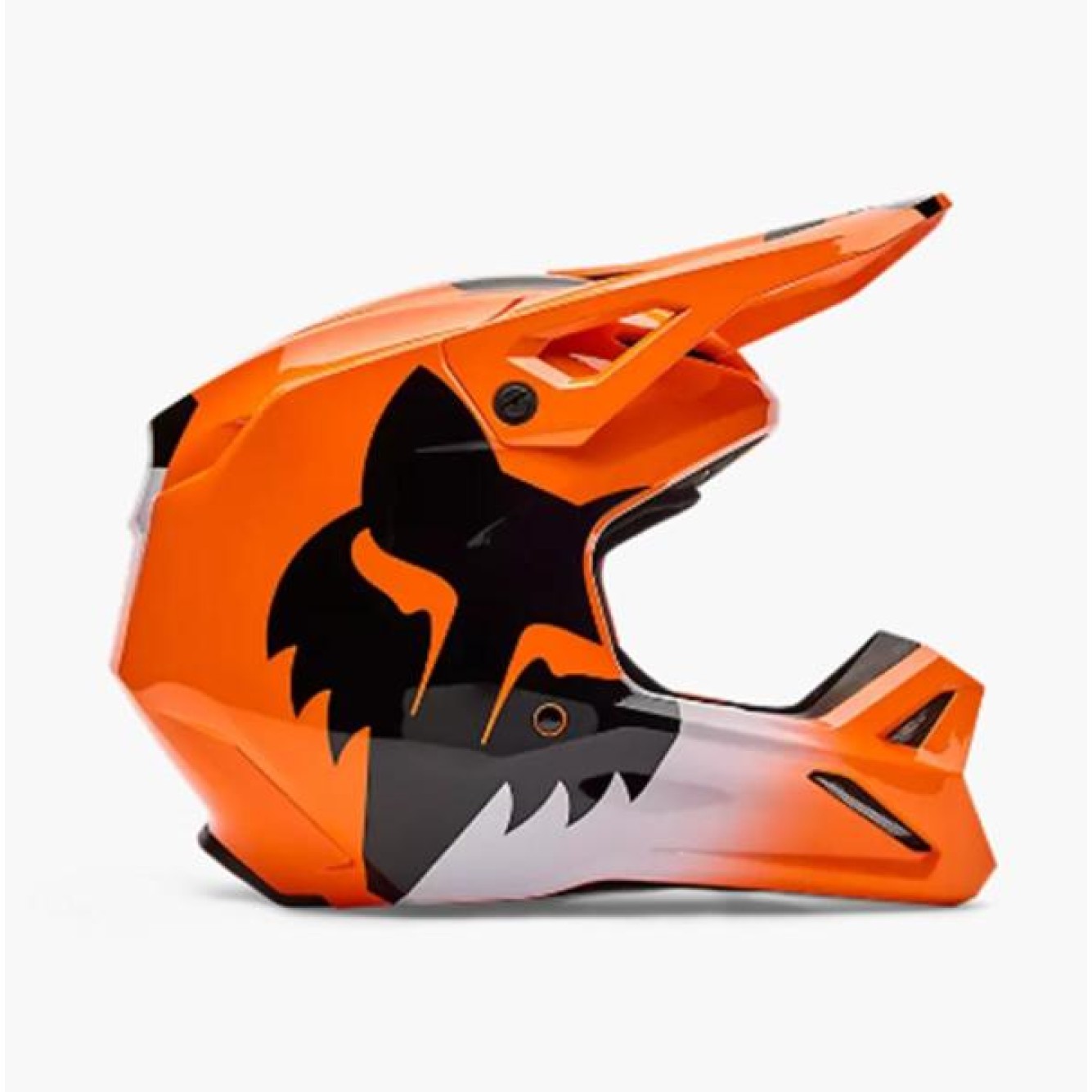 Fox | Jeugd Crosshelm V1 Shield Oranje