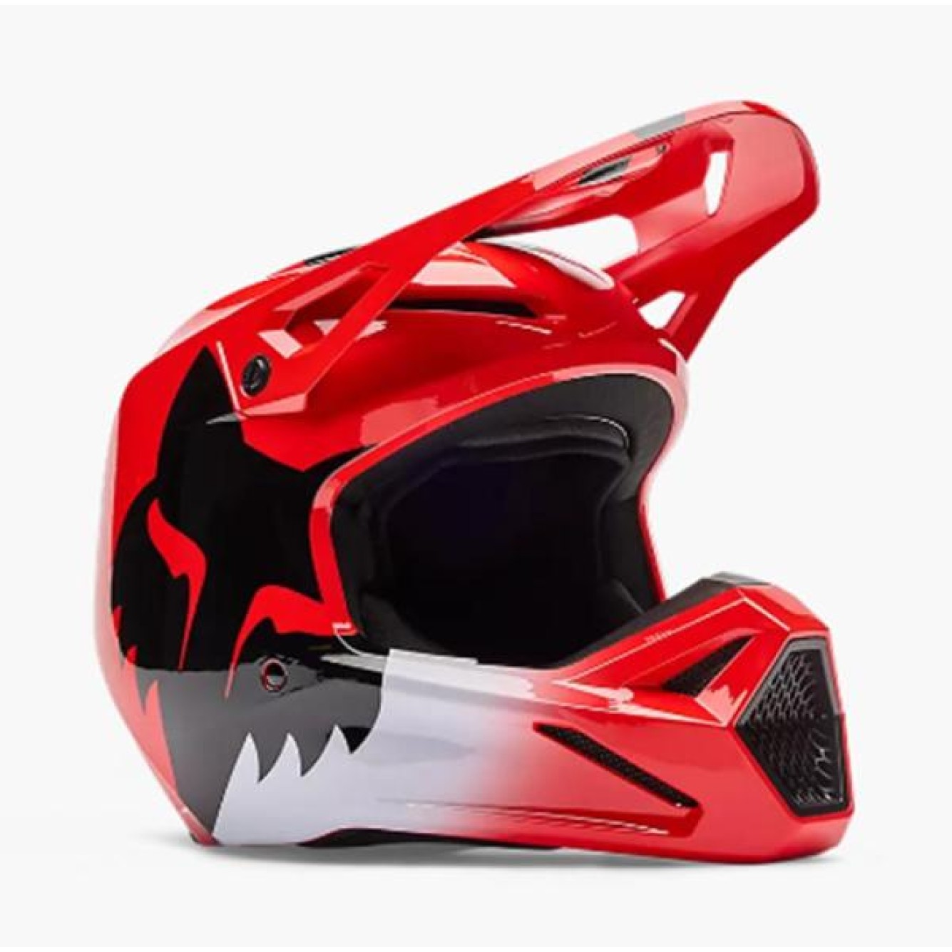 Fox | Jeugd Crosshelm V1 Shield Rood