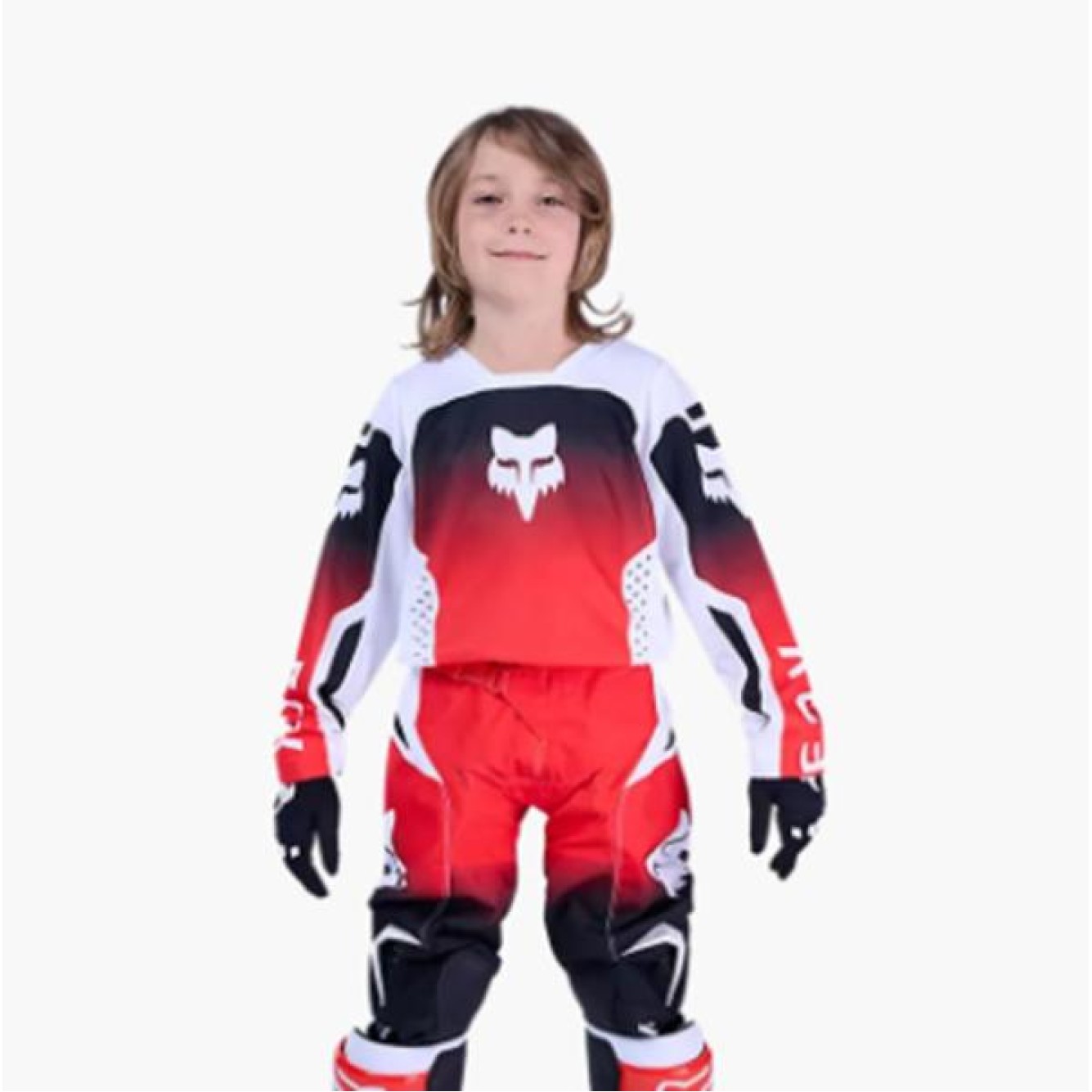Fox | Jeugd Crossshirt 180 Shield Rood
