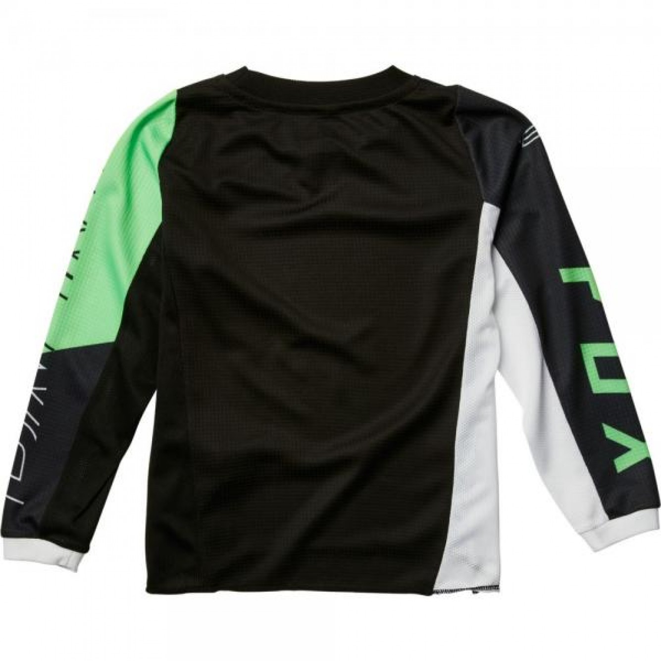Fox | KIDS 180 Shirt SKEW Zwart / Groen