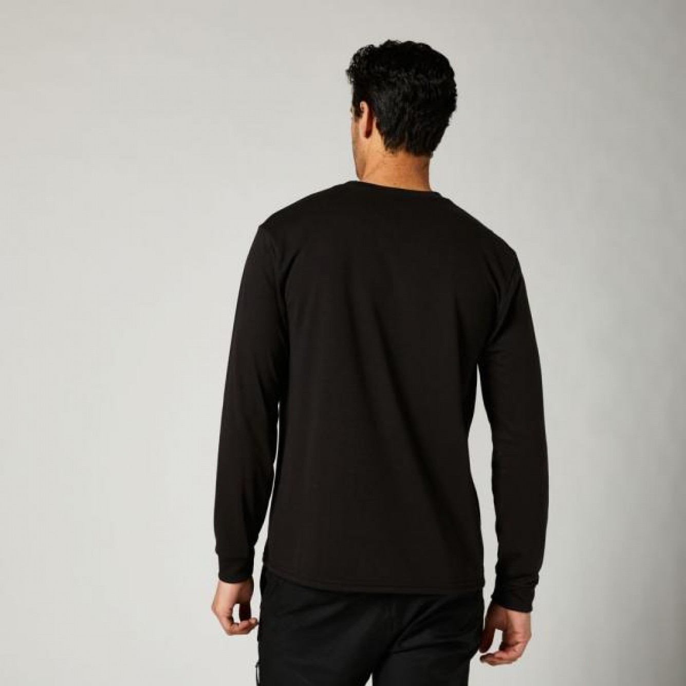 Fox | T-shirt lange mouw Badger Zwart / Oranje