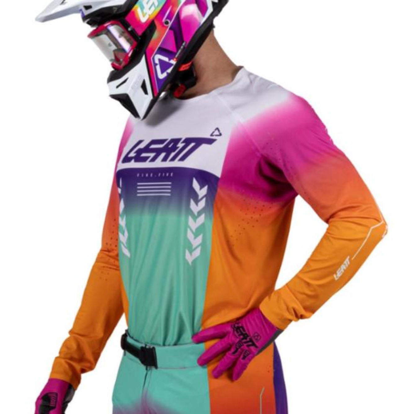 Leatt | Cross Shirt Moto 5.5 UltraWeld V26 Pinata teal