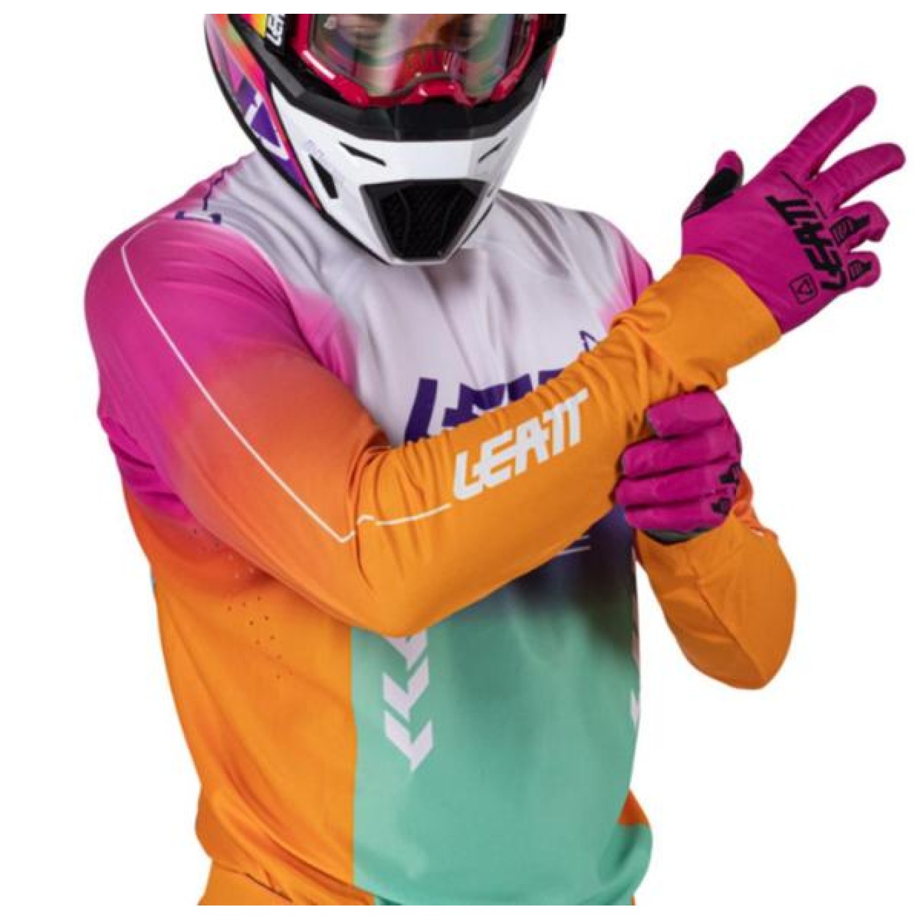Leatt | Cross Shirt Moto 5.5 UltraWeld V26 Pinata teal