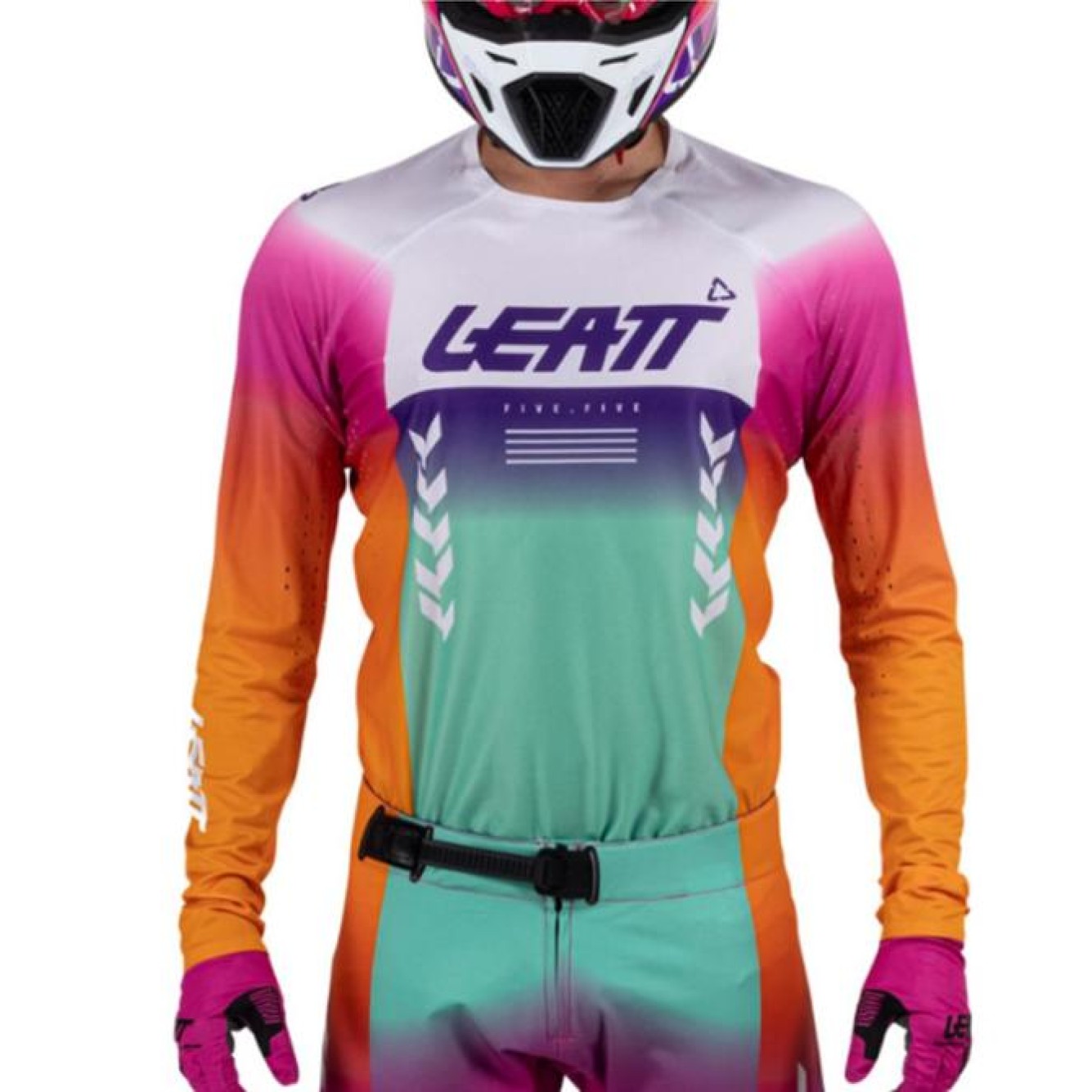 Leatt | Cross Shirt Moto 5.5 UltraWeld V26 Pinata teal