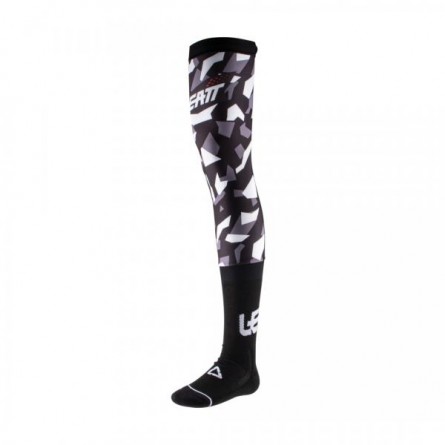 Leatt | Kniebrace sokken hoog Zwart / Wit
