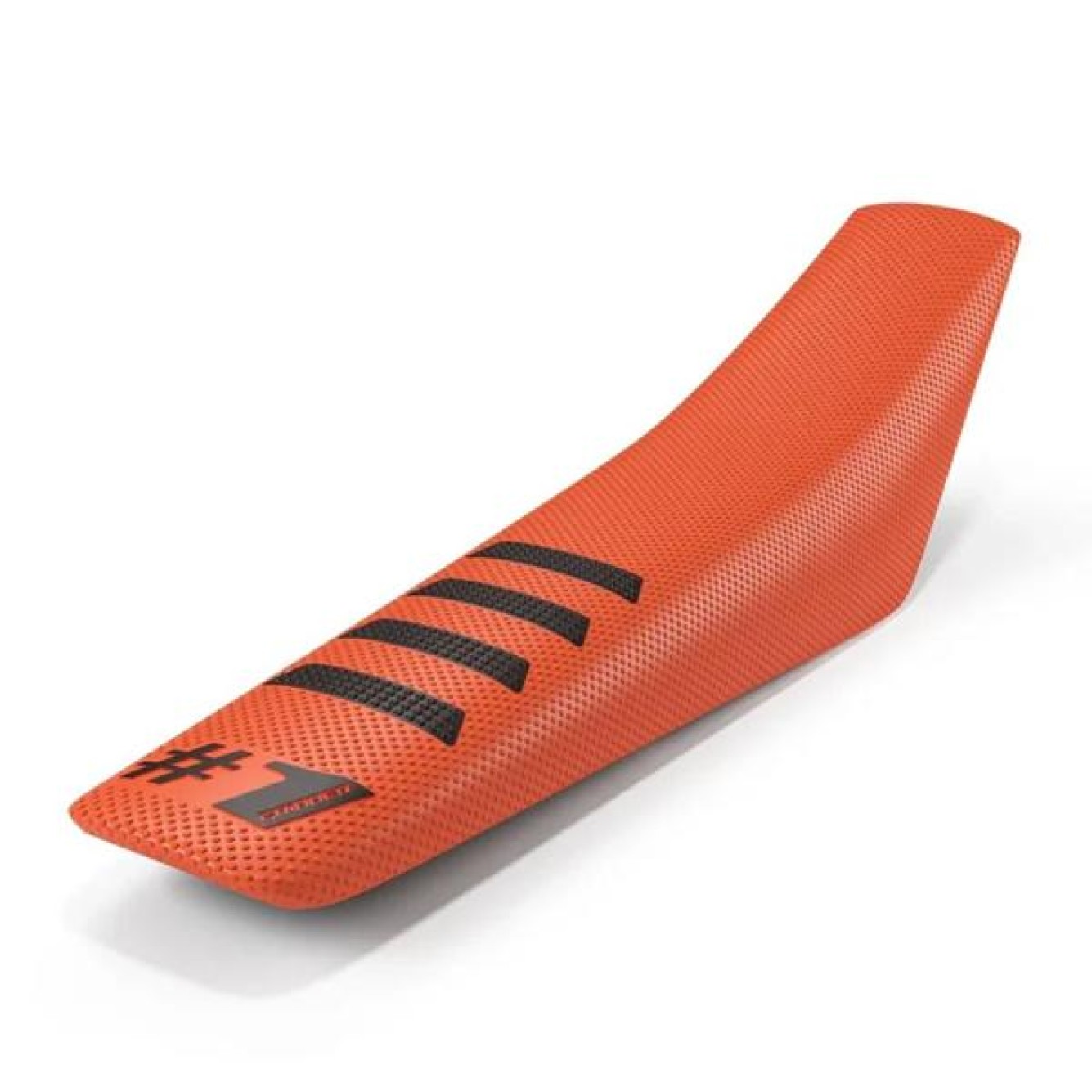 #1Gripper | Zadelhoes Ribbed Oranje/Zwart