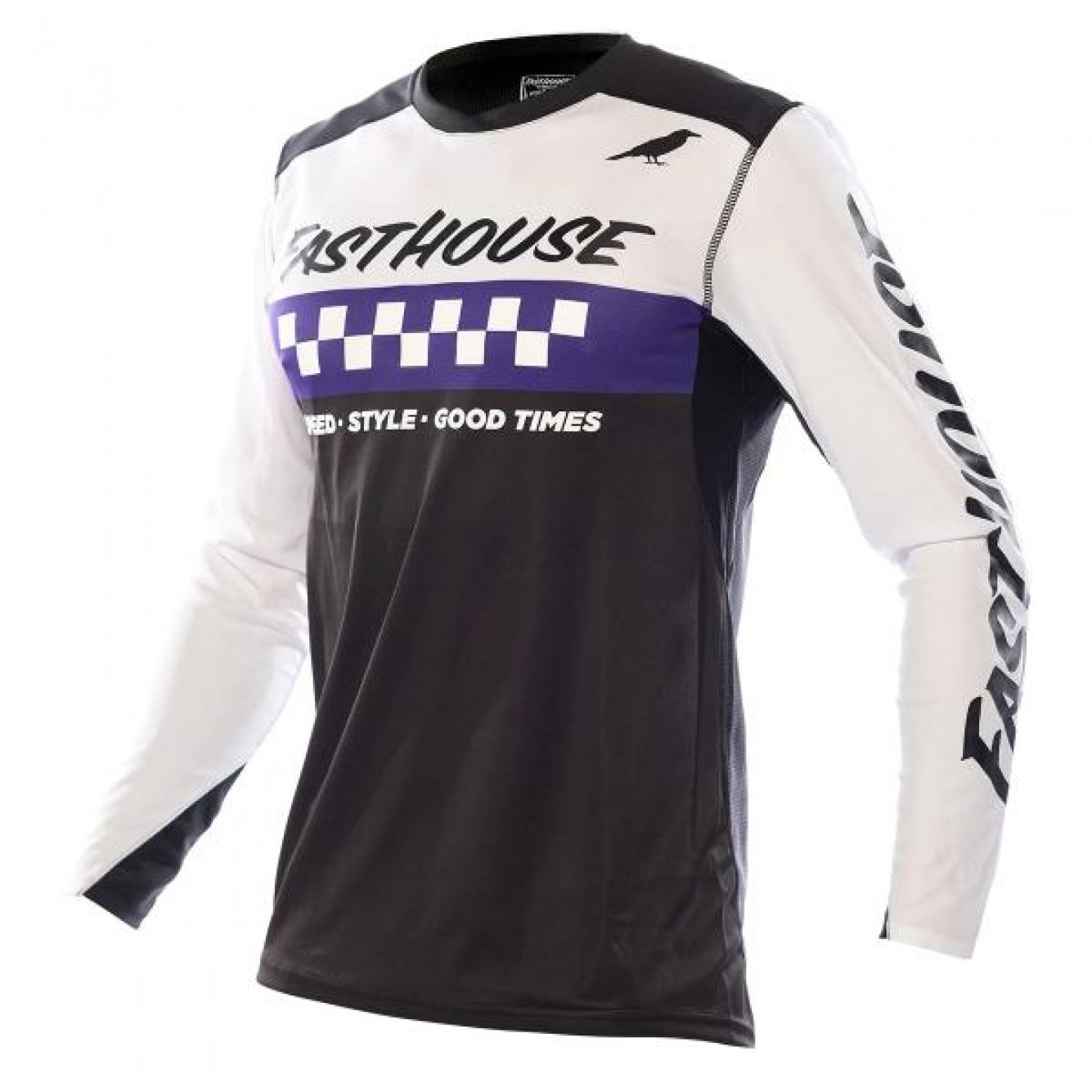 Fasthouse | Shirt Elrod Paars / Wit