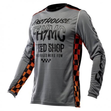 Fasthouse | Shirt Grindhouse Brute Grijs / Rood