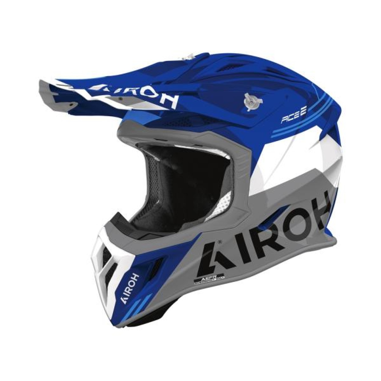 Airoh | Crosshelm Aviator Ace 2 Fury Blauw