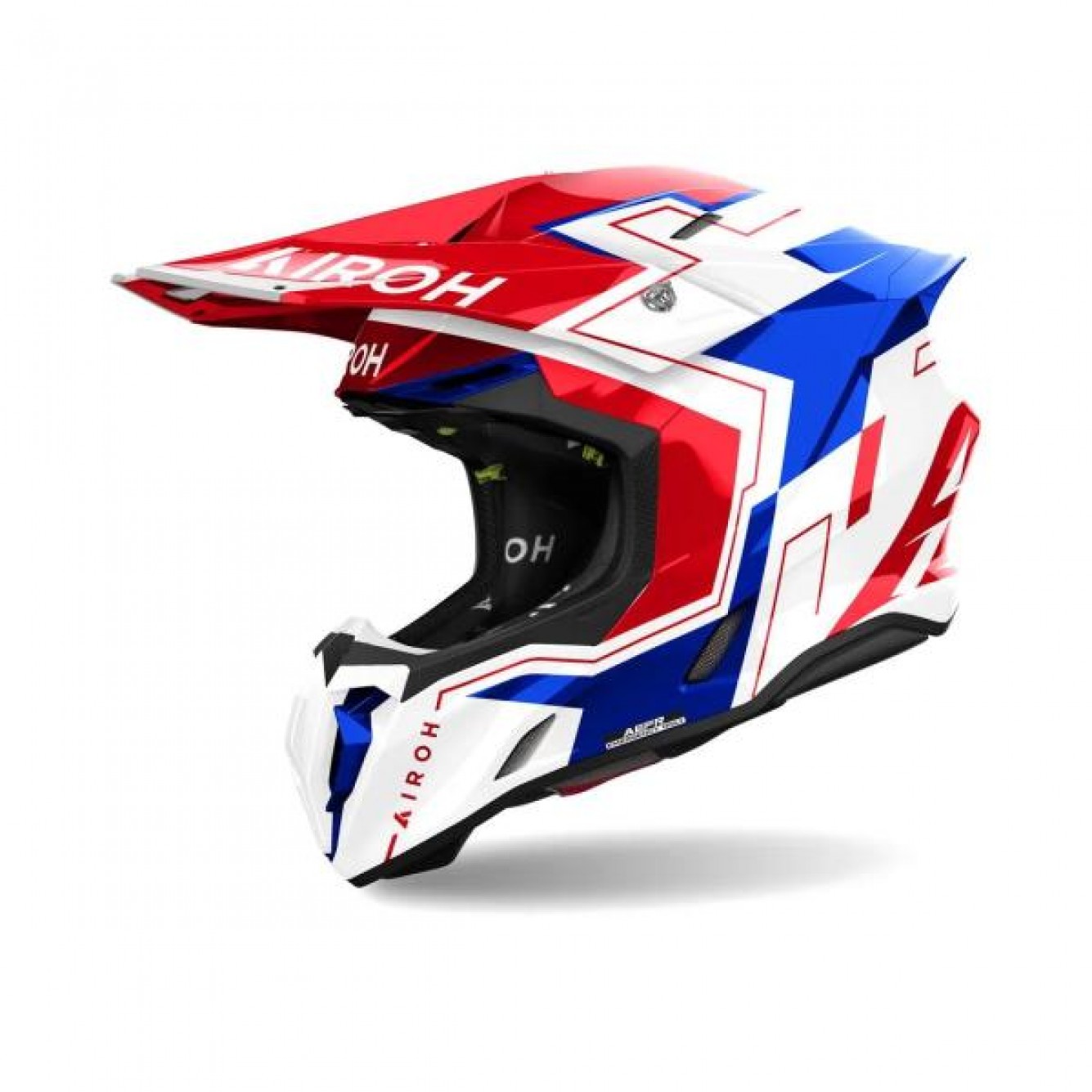 Airoh | Crosshelm Twist 3.0 Dizzy Wit / Blauw / Rood