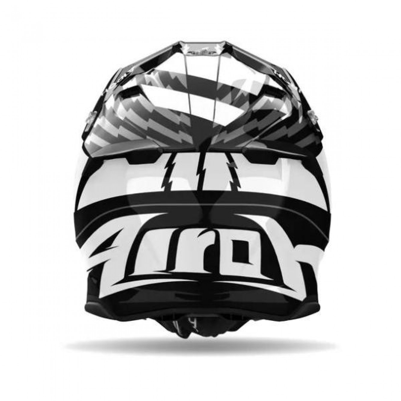 Airoh | Crosshelm Twist 3.0 Thunder Zwart / Wit Gloss