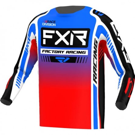 FXR | Cross Shirt Clutch Pro Blauw / Rood / Wit