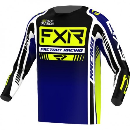 FXR | Cross Shirt Clutch Pro Blauw / Geel / Zwart