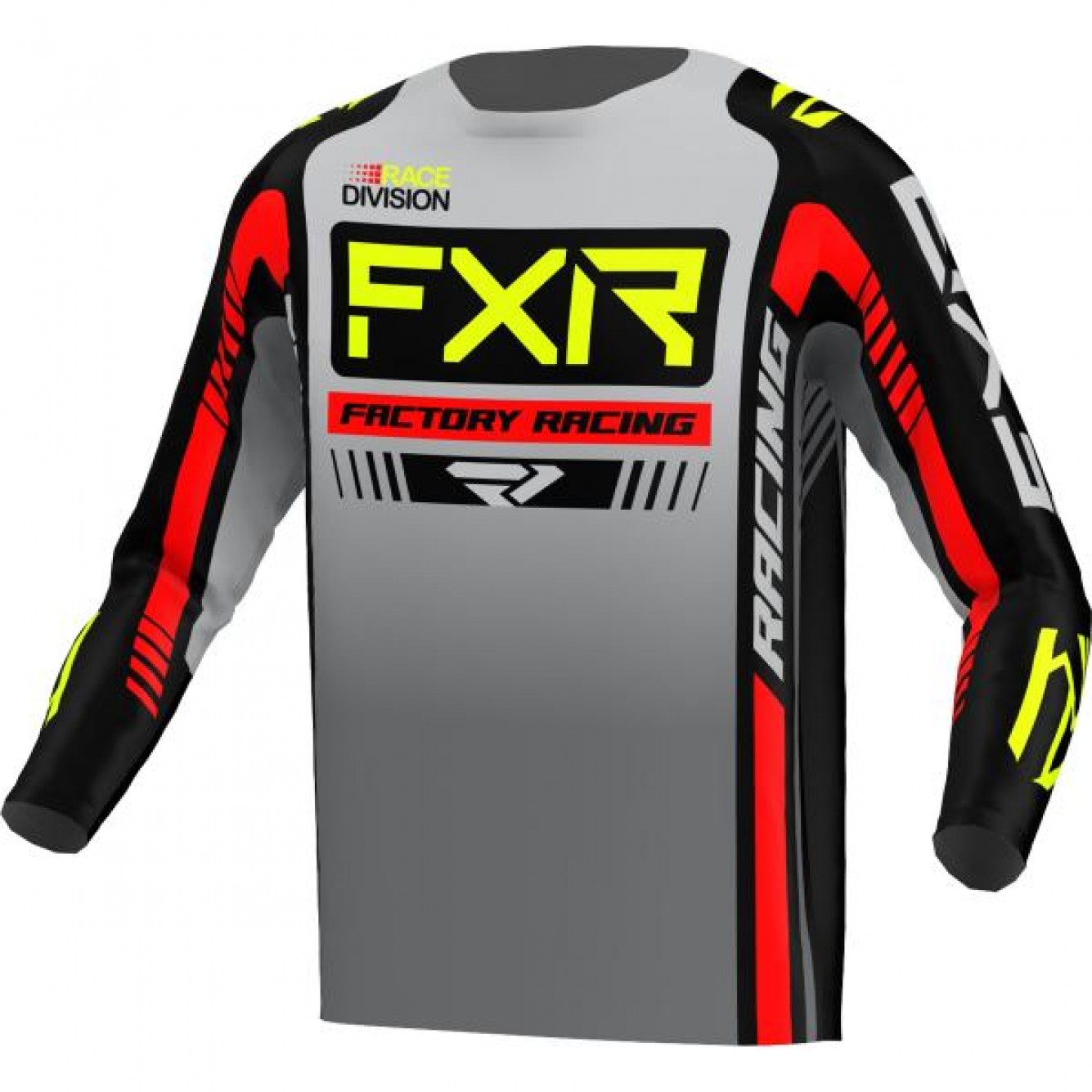 FXR | Cross Shirt Clutch Pro Grijs / Zwart / Geel