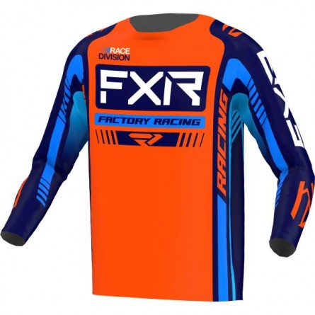 FXR | Cross Shirt Clutch Pro Oranje / Blauw