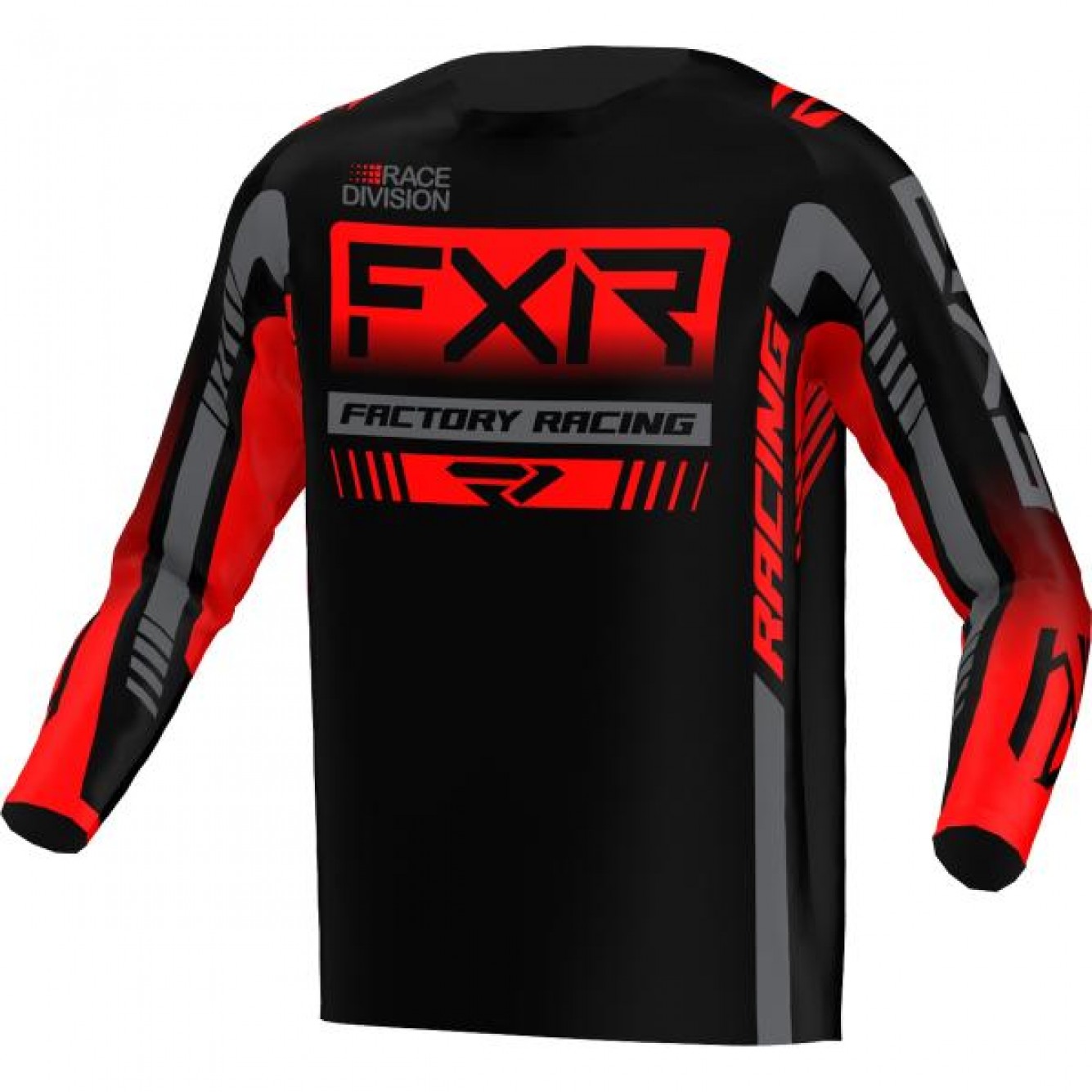 FXR | Cross Shirt Clutch Pro Zwart / Rood