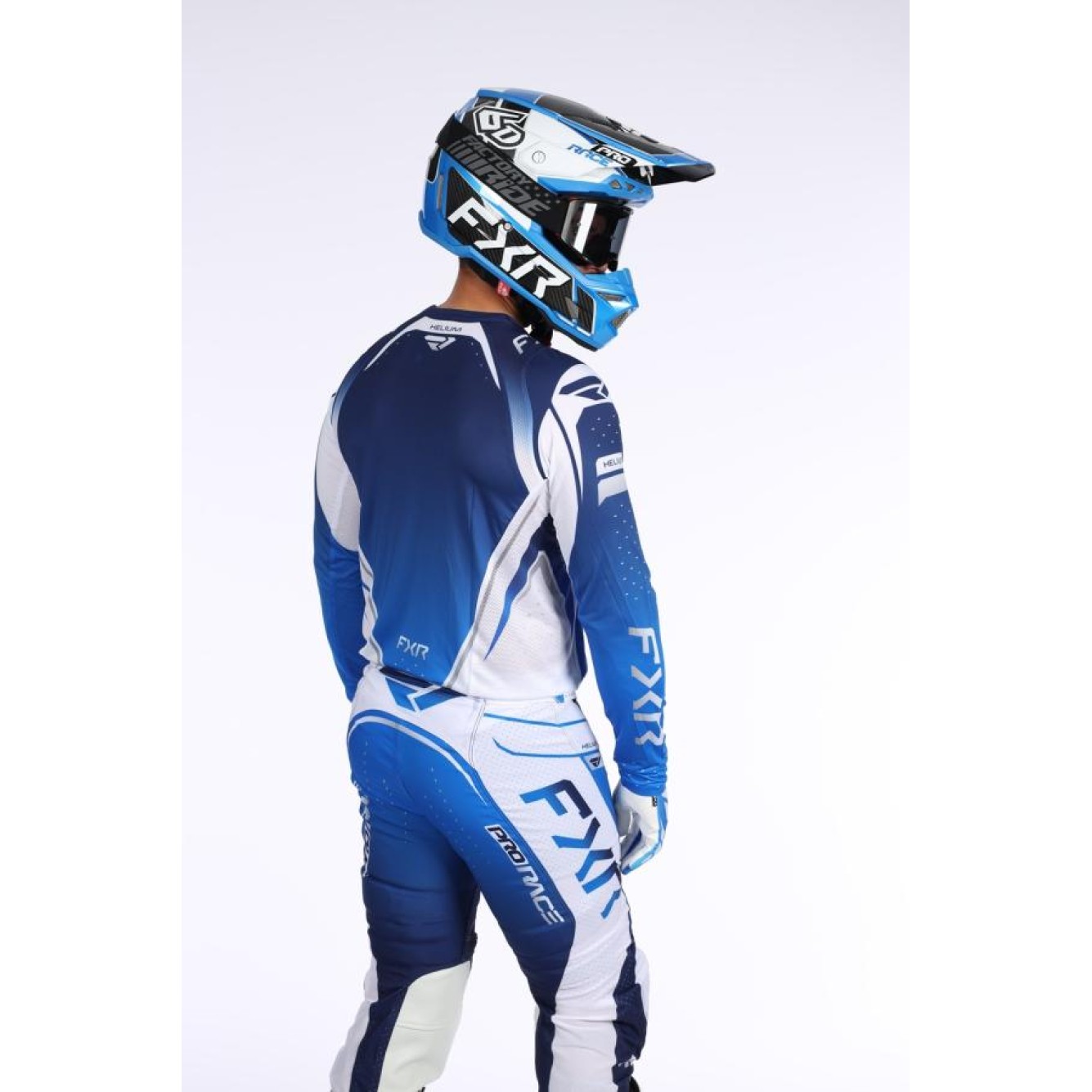 FXR | Cross shirt Helium Edge Cobalt Blauw