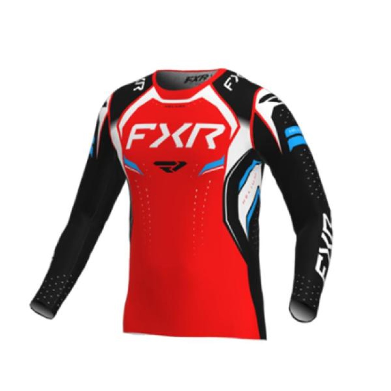 FXR | Cross shirt Helium Edge Torrid Rood