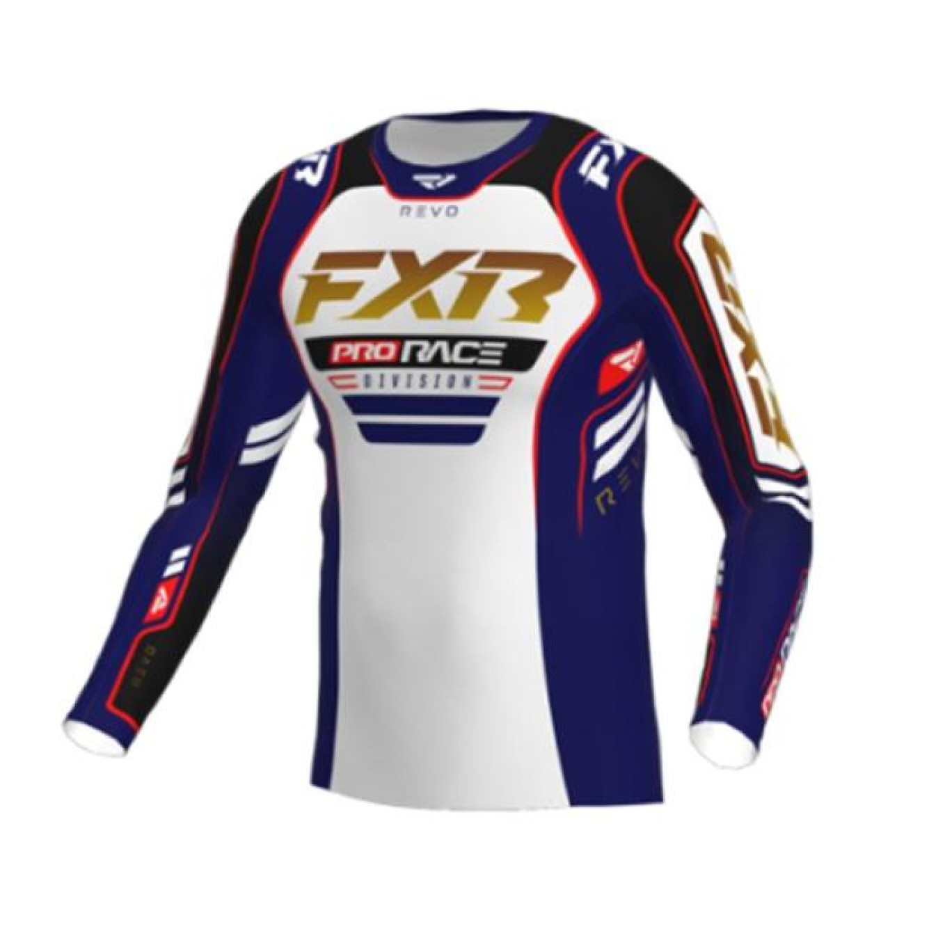 FXR | Cross shirt Revo Alpha Admiral Blauw