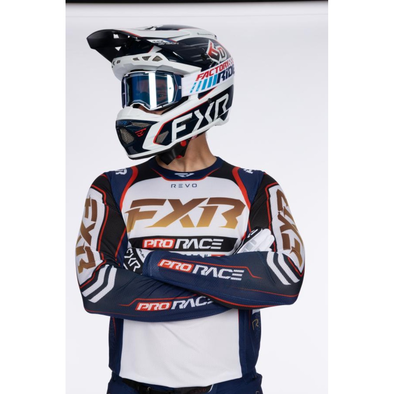 FXR | Cross shirt Revo Alpha Admiral Blauw