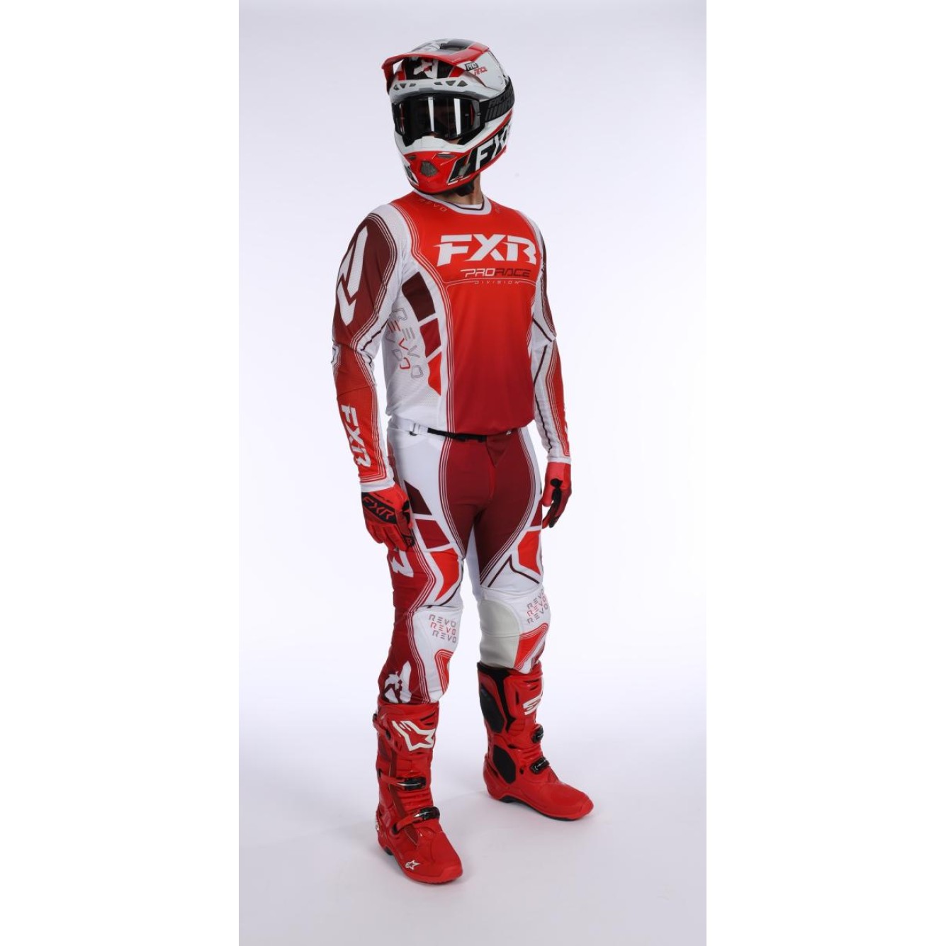 FXR | Cross shirt Revo Velocity Pyro Rood