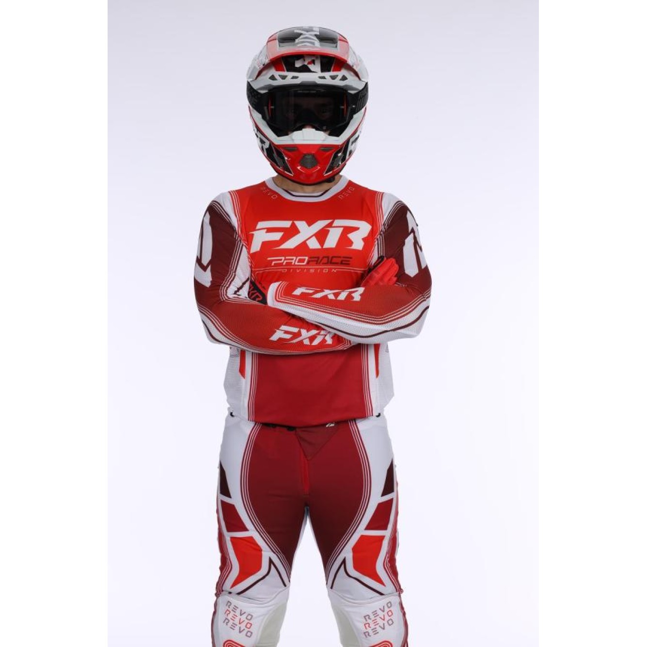 FXR | Cross shirt Revo Velocity Pyro Rood
